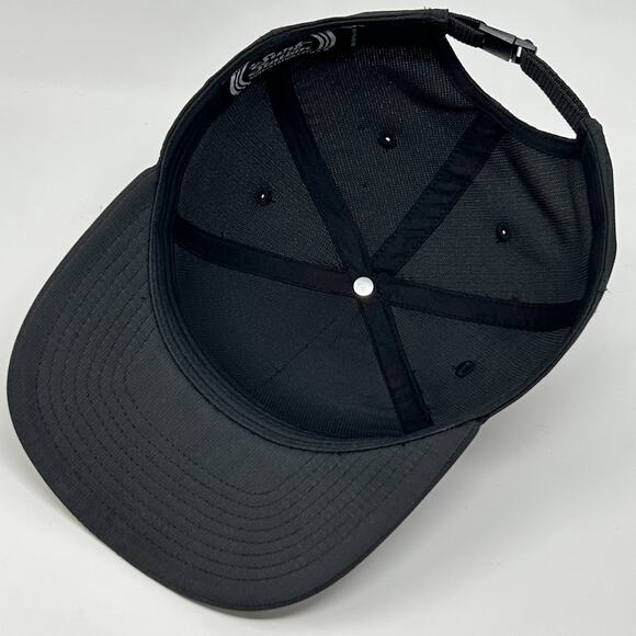 Surf Station St Augustine Florida Hat Cap Surfer Surfing 6 Panel Strapback Black - Picture 5 of 10